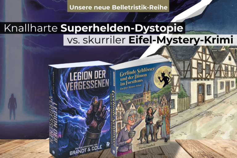 Unsere neue Belletristik-Reihe startet – und vielfältiger geht es kaum