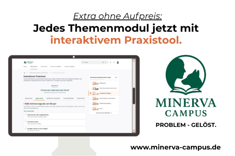 MINERVA Campus: Alle Themenmodule um ein interaktives Praxistool erweitert